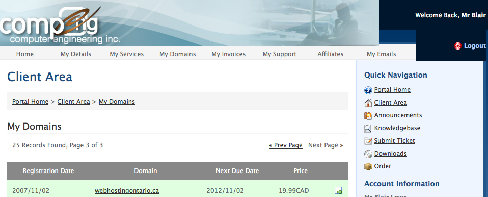 my_domain_area My Domain area for domain names